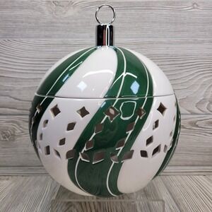 Slatkin Co‎ Christmas Ornament Candle Holder Luminary Bowl Bath and Body Works